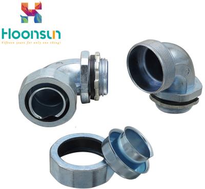China DWJ - B 90 Degree Elbow Flexible Conduit Connector With Flameproof Alloy for sale