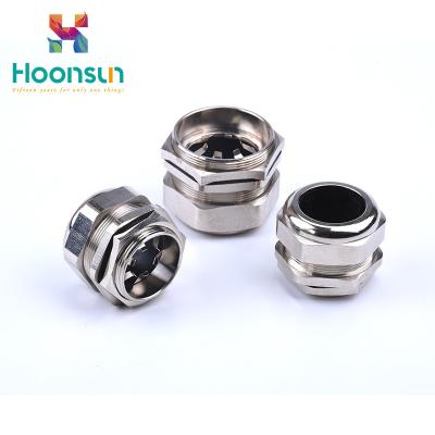 China Metal Washer EMC Cable Gland EMC Locknut Power Cable Gland For Electrical Box for sale