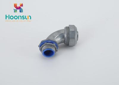 China Liquid Tight Connector Flexible Conduit / 90 Degree Conduit Box Connector With Flameproof for sale