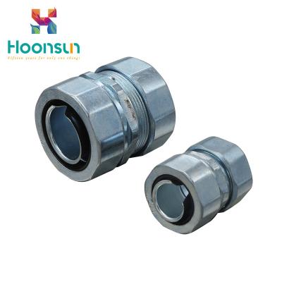China Female Waterproof Flexible Conduit Connector Zinc Alloy With Corrosion Resistant for sale