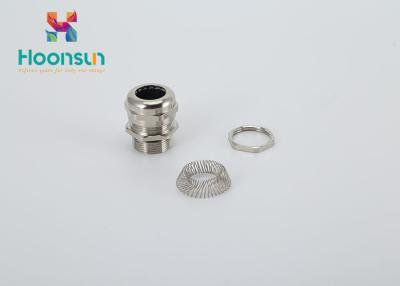China Customized Waterproof EMC Brass Cable Gland Top Metric Thread With Spring Claw for sale