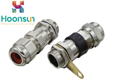 China Nickel Plated Brass BDM Explosion Proof Cable Gland , GRP Metal Cable Gland for sale