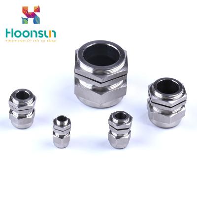 China SS304/316 Stainless Cable Gland Fireproof For Sealing Parts With NBR Hermetic Seal for sale