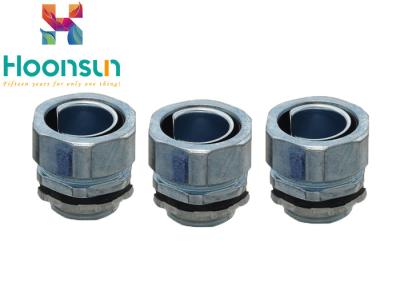 China DPJ Flexible Conduit Box Connector Metal Hose End Style Straight Joint for sale