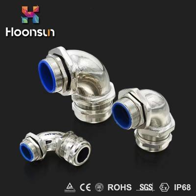 China Durable 90° Degree Hose Fitting Right Angle Tube Connector Male Threaded Brass Union Connector​ for sale