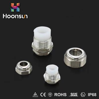 China Dustproof Waterproof Cable Gland High Temperature With Silicone Nikelpplated Brass Cable Gland for sale