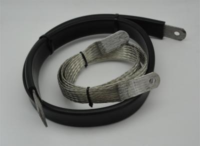 China Flat Electrical Connection Braided Copper Flexible Connector for sale