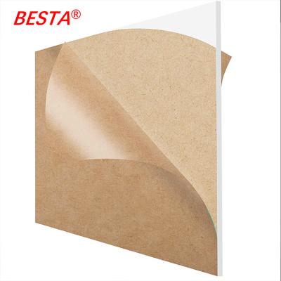 China ITS 1220*2440mm Decorative Perspex Panels Heat Resistant Clear Plastic Sheet for sale