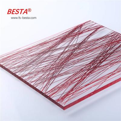 China Partition Wall Decorative Acrylic Sheets 30mm Thick Wear Resistance for sale
