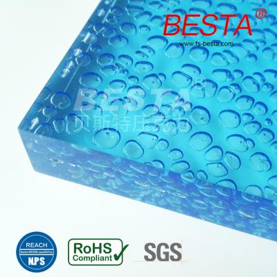 China Customization Bubble Acrylic Sheet 7mm-50mm Bubble Plastic Sheet for sale