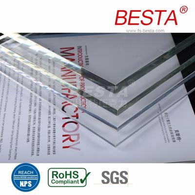 China Transparent Cast Acrylic Sheets Heat Moldable Pmma Diffuser Sheet High Temperature for sale