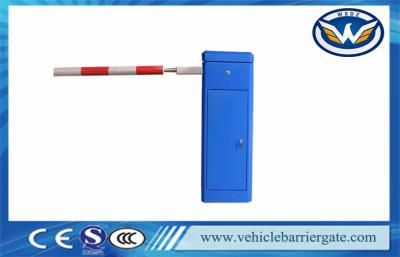China Puerta inteligente azul de la barrera con el detector del lazo y la luz roja de la alarma en venta