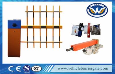 China Intelligent Automatic Boom Barrier Car Barrier Gate With Boom Arm Two Fence for sale