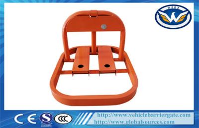 China Orange Auto Parking Lock Car Parking Locks for Manual Opening and Closing for sale