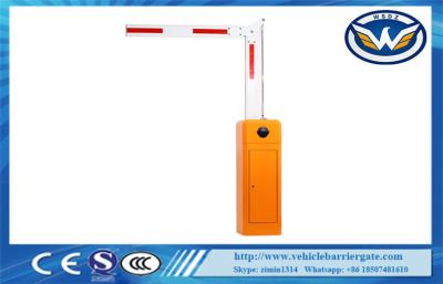 China Barrera automática plegable de la puerta del aparcamiento de las barreras del aparcamiento del brazo, anaranjada en venta