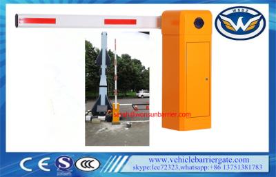China Car Park Entrance Automatic Barrier Gate 50 / 60 Hz Vehicle Access 8 Meters Boom for sale
