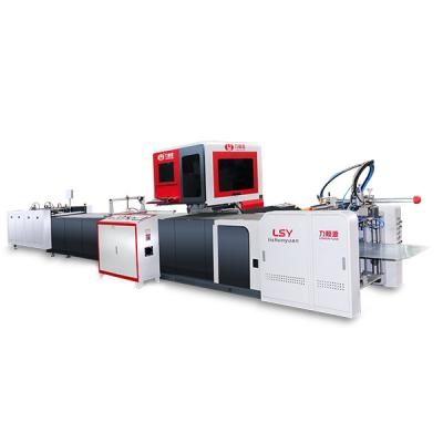 China LY-485C-PK Automatic Case Making Machine book case making machine speed up to 20-30pcs/min for sale