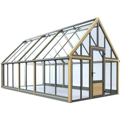 China Backyard Light Dep Greenhouse For Vegetables With Roof Ventilation System for sale