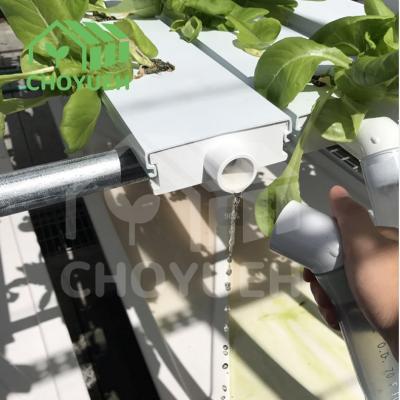 China Intelligent Vertical Hydroponic System Aeroponic Tower Zip Channel for sale