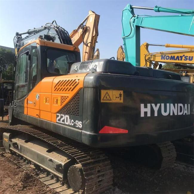 Original Used crawler Hyundai 220LC-9S Hydraulic Excavator 22 Ton made In Korea