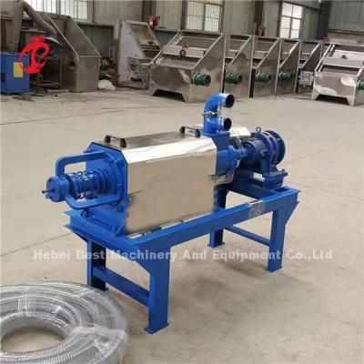 China Screw Extrusion Fecal Dehydrator Chicken Manure Dryer In Farm Doris for sale