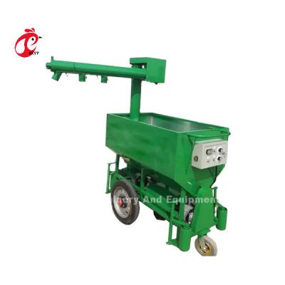 China Automatic Chicken Feeding Cart Used In Battery Chicken Cage Mia for sale