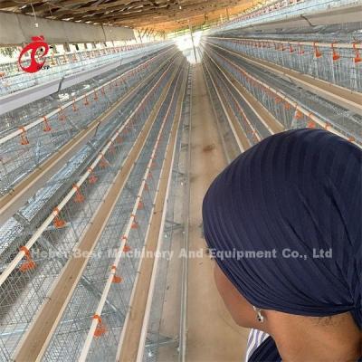 Chine Prix galvanisé de cage de batterie dans la cage Lagos Emily de couche de ferme avicole du Nigéria à vendre