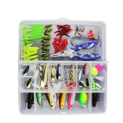China Crank Minnow Popper Fishing Tackle Box Kit Baits Hooks Fishing Tackle Box Accessories for sale