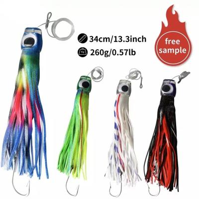 China Saltwater Fishing Big Game Trolling Lure UV Enhanced Octopus Skirts Lures for sale