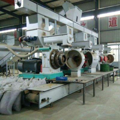 Chine chaîne de production en bois de granule de 132kw 2ton/H moulin en bois de granule de biomasse de 508mm à vendre