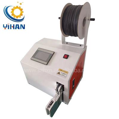 China Wire Binding Machine for Twist Bread Bags YH-5-35Z Semi Automatic Cable Wire Winding for sale
