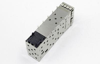 China Sfp Copper Connector / 2x1 SFP Cage 3.3 Voltage Operation TMSFPX21EXXX2 for sale