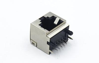 China 14.80mm 10 Pin Ethernet Connector Without Led And Transformer Pbt Ul94v-0 for sale