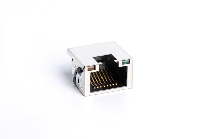 China Vertical 8P8C Magnetic Rj45 Connector Without Integrated Magnetics TM58D811EX11K for sale