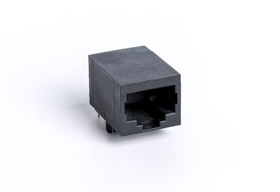 China 10 Pin RJ45 with 90 Degree Vertical Modular Female PCB Jack cat5e rj45 connector Price TM59A011SXX11 for sale