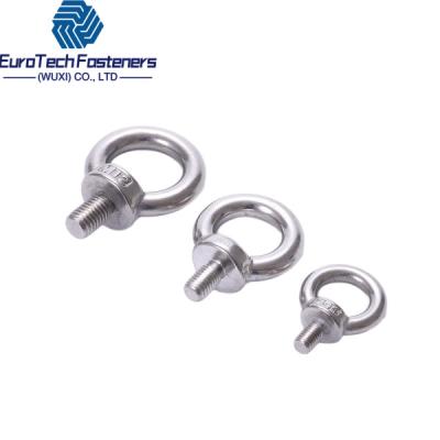 China Lifting Eye Bolt M12 Din 580 Eye Bolt Stainless Steel Nut Din 580 M10 M20 M24 M30 M36 for sale