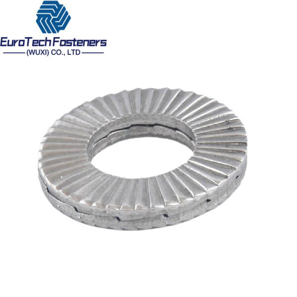 Quality M10 Conical Spring Lock Washer Disc Din 6796 6798 DIN9250 Din 25201 Knurled Lock Washers for sale
