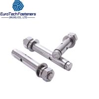 Quality M10 M16 M12 Expansion Sleeve Anchor Bolt 304 Stainless Steel For Concrete Block for sale