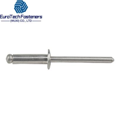 China A2 Stainless Steel M6 4.8 Mm  Open End Blind Rivets With Countersunk Head for sale
