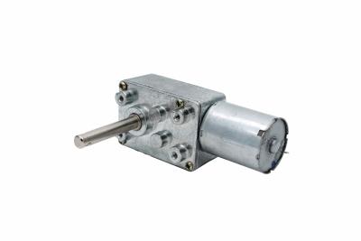 China Dc Micro Worm Gear Motor With Encoder Gearbox 24V For Household Applications for sale