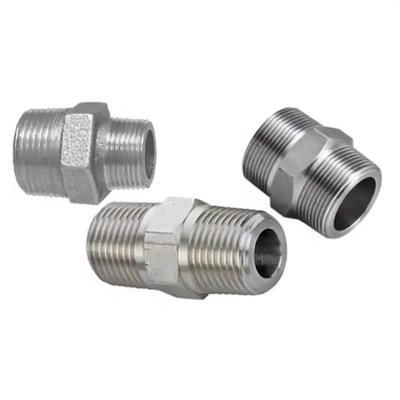 China 150lbs ASTM Pipe Fitting , Nipples Male Stainless Steel Screwed Fittings for sale