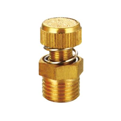 China SD Type Brass Pneumatic Components Speed Adjustable With Spring Silencer / Muffler for sale