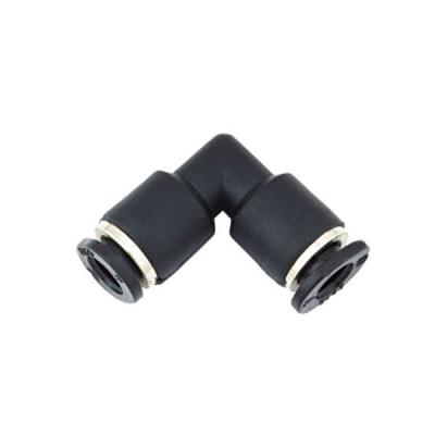 China PUL - C Micro Equal Elbow Push To Connect Air Line Fittings Gray For Pnematics Piping for sale