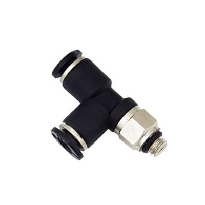 China One Touch Pneumatic Tube Fittings PST - C Equal Male Thread Connector Oval for sale