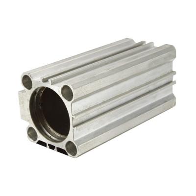 China CQ2 Square Aluminum Air Cylinder Tubing , SMC Type Pneumatic Cylinder Tube for sale