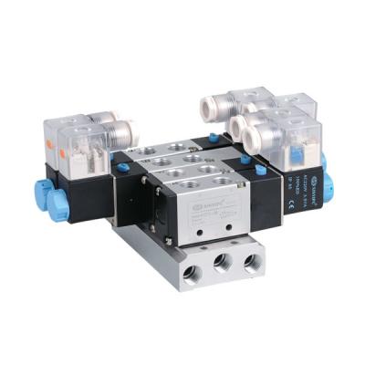 China DC12V / DC24V Pneumatic Solenoid Valve Manifold Plate From 2 Units - 20 Units for sale