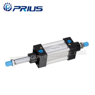 China Pneumatic Double Acting Cylinder , SIJ Type Adjustable Stroke Air Cylinder for sale