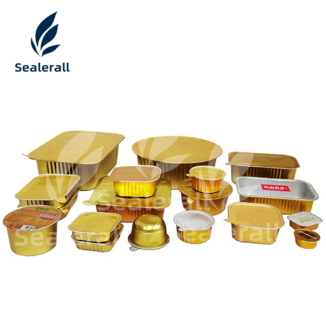 Automatic tray sealer machine front view