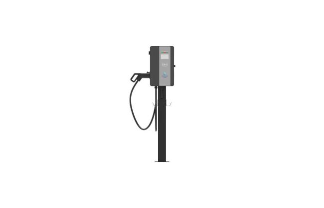 14KW AC EV Charger front view with display and controls