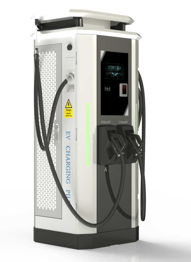 McKee 120kW Outdoor EV Charger side view